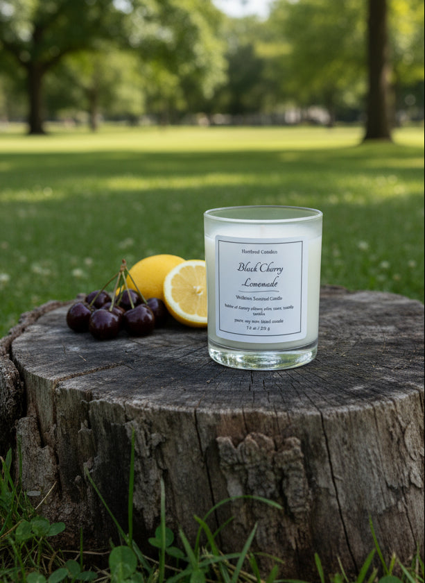 Black Cherry Lemonade 7.5 oz Jar Candles - Wickless