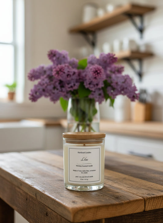 Lilac 7.5oz Candle - Wickless