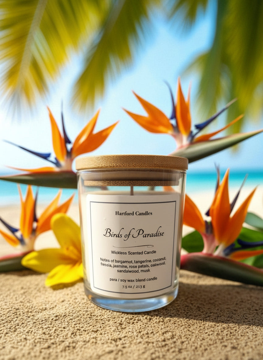 Birds of Paradise 7.5 oz Wickless Candle