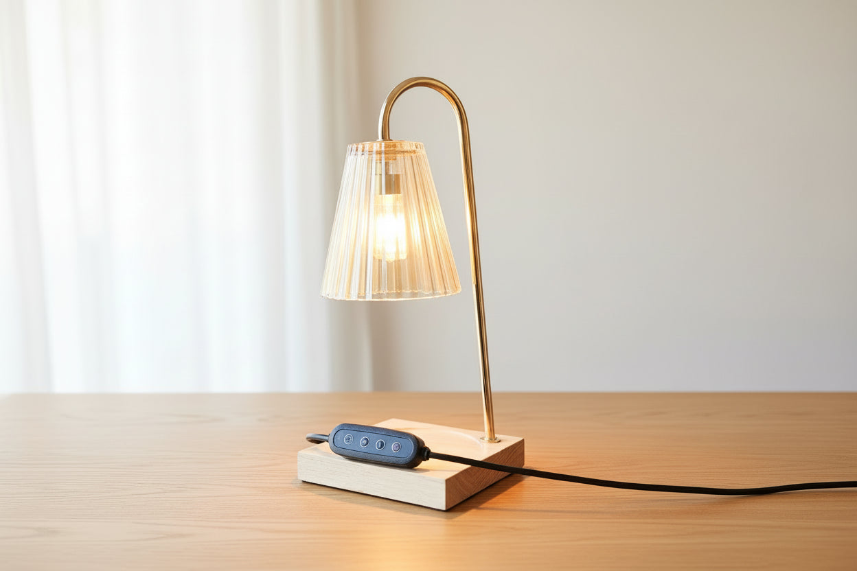 Candle Lamp Warmer With Dimmer & Timer switch (size large)