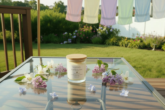 Fresh Spring Linen 7.5oz Wickless Candle