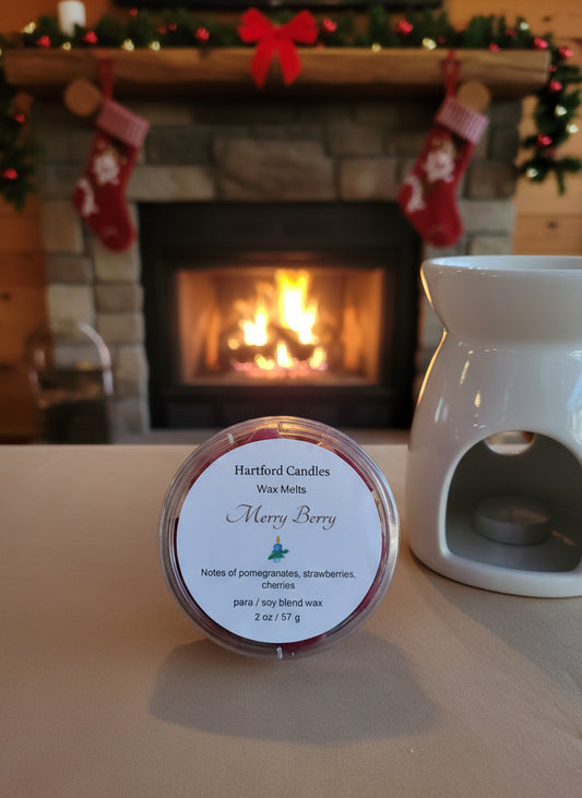 Merry Berry 2oz wax melts - Tin